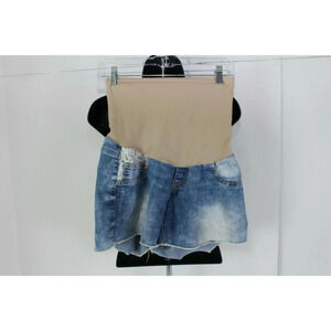 ladies maternity Fade to Blue shorts